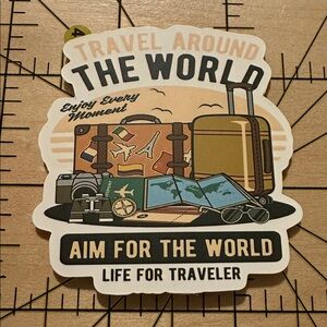 💜13/$13 +Bundle Sticker Sale | Travel Explore More Go Outside Waterproof Sticker